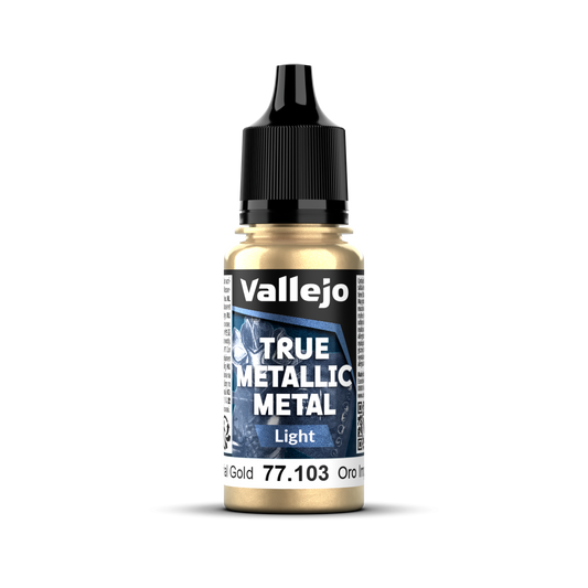 Vallejo True Metallic Metal Light Imperial Gold 18 ml