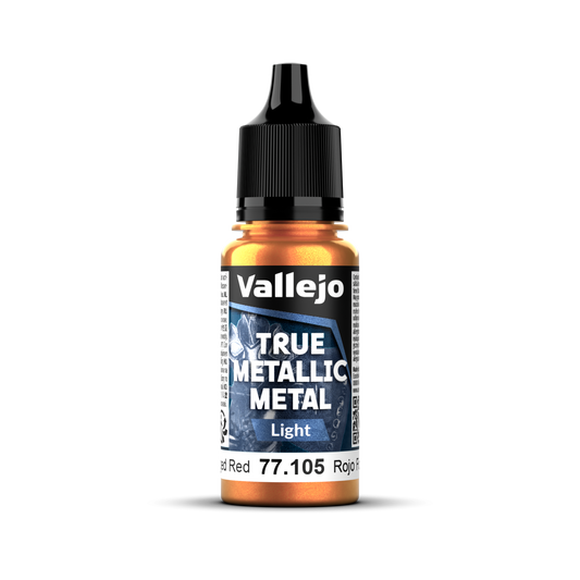 Vallejo True Metallic Metal Light Forged Red 18 ml