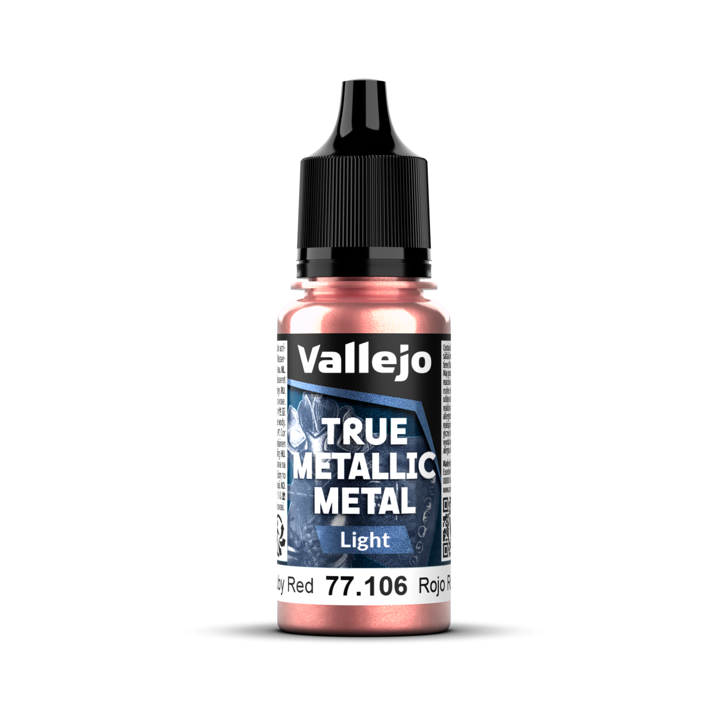 Vallejo True Metallic Metal Light Ruby Red 18 ml