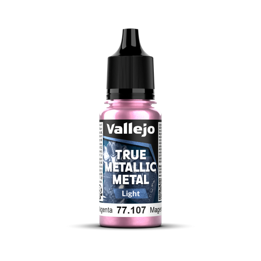Vallejo True Metallic Metal Light Crimson Magenta 18 ml