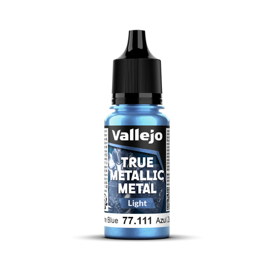 Vallejo True Metallic Metal Light Sapphire Blue 18 ml