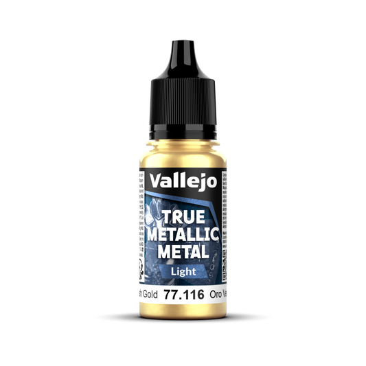 Vallejo True Metallic Metal Light Greenish Gold 18 ml