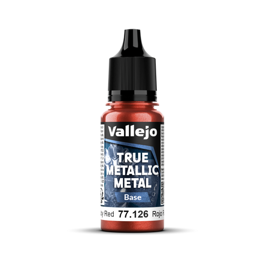 Vallejo True Metallic Metal Base Ruby Red 18 ml
