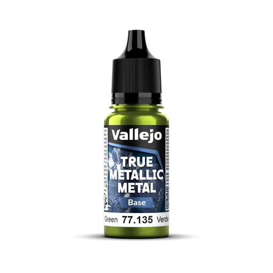 Vallejo True Metallic Metal Base Amber Green 18 ml