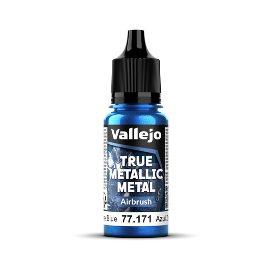 Vallejo True Metallic Metal Airbrush Sapphire Blue 18 ml
