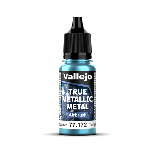 Vallejo True Metallic Metal Airbrush Hydra Turquoise 18 ml