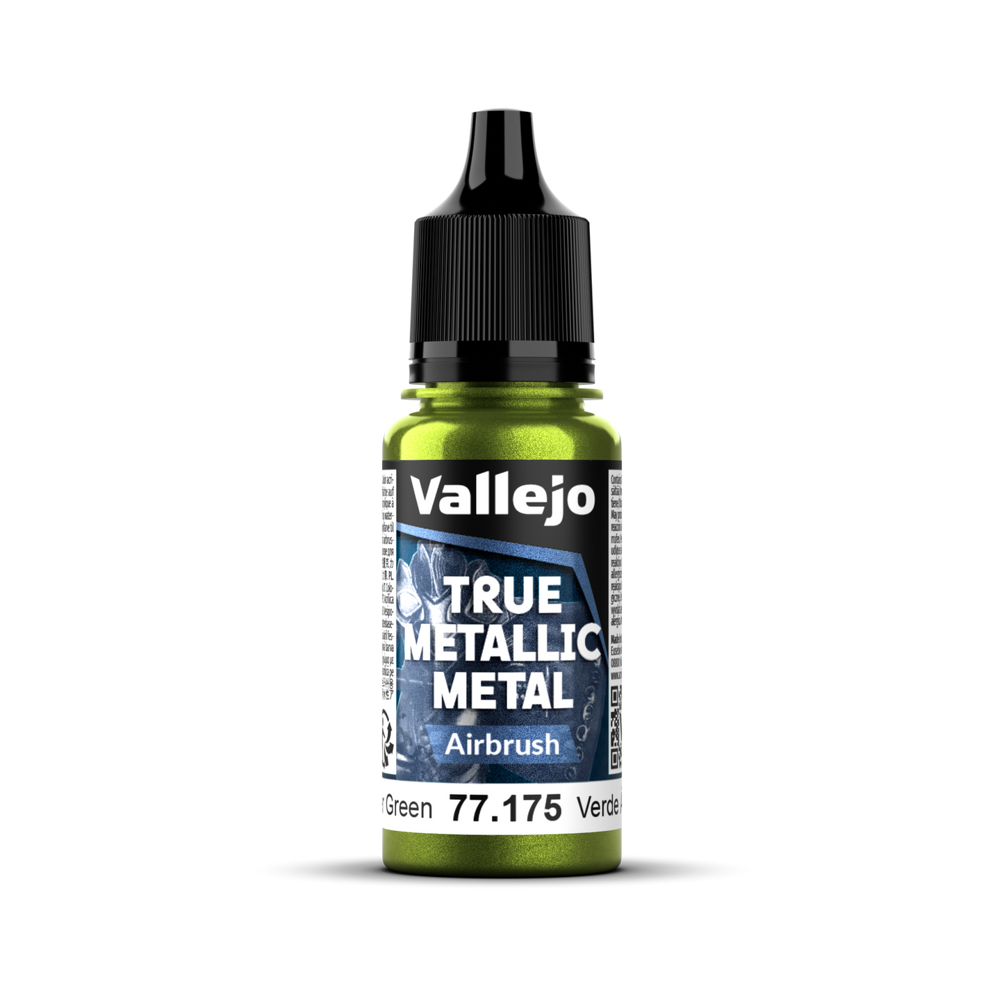 Vallejo True Metallic Metal Airbrush Amber Green 18 ml