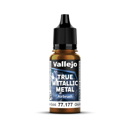 Vallejo True Metallic Metal Airbrush Arcane Gold 18 ml