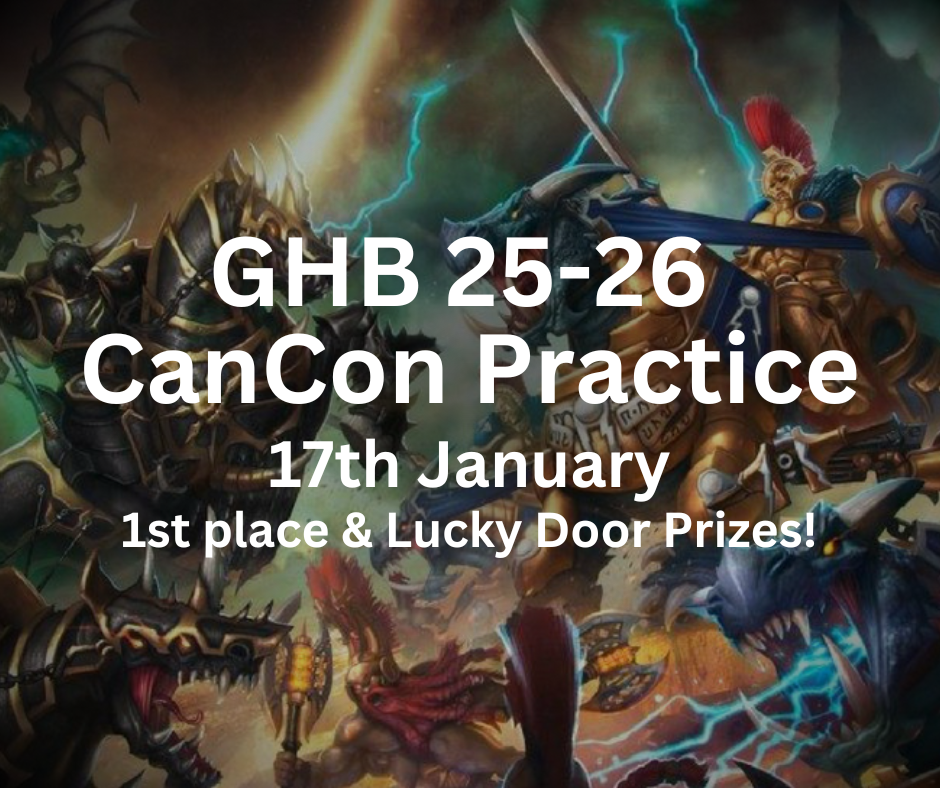 TCC: Age of Sigmar RTT (Saturday 17th January)