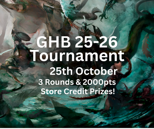 TCC: GHB25-26 Age of Sigmar (Saturday 25th October)