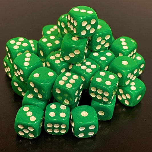 12mm Dice Green (48)