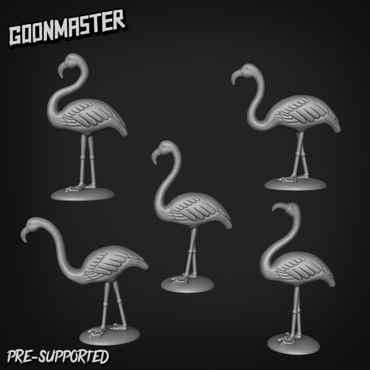 Lawn Flamingos Basing Bits