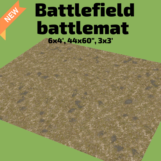 44" x 60" Battlefield Battlemat