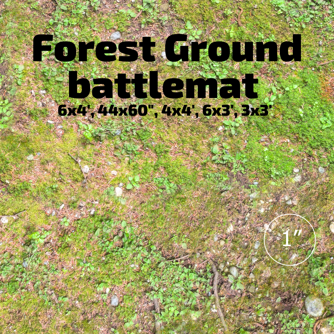3' x 3' Forest Ground Battlemat