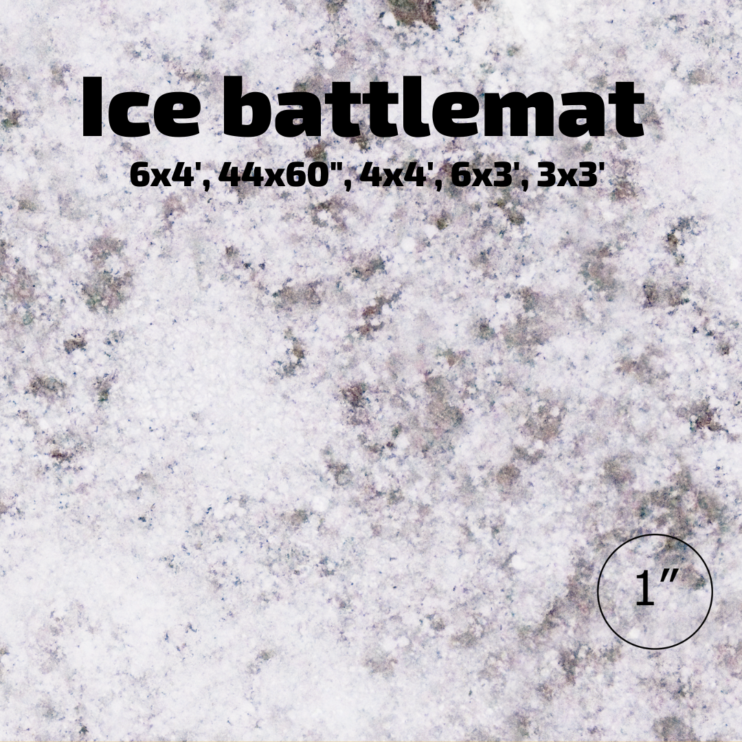 6' x 3' Ice Battlemat