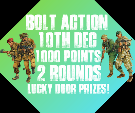 Bolt Action Tournament (Sunday 10th December)