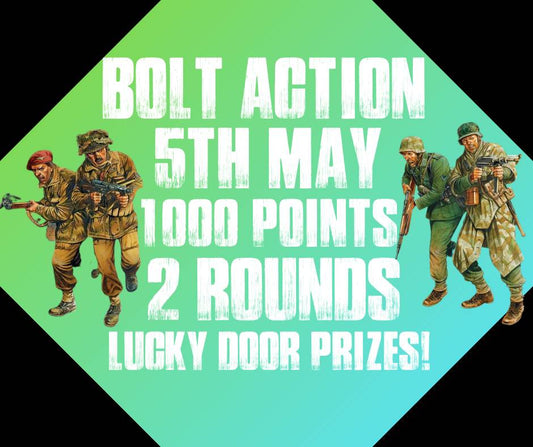 Bolt Action Tournament (Sunday 5th May)