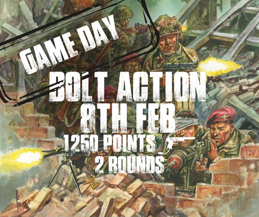 Bolt Action V3 Game Day (Sunday 8th February)