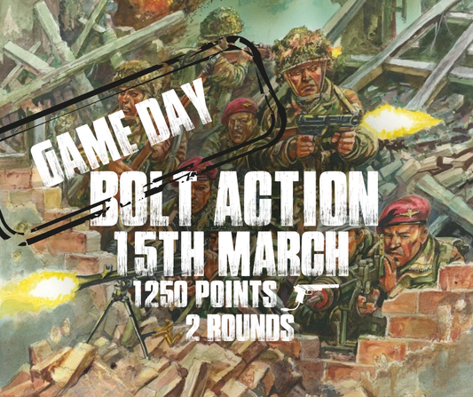 Bolt Action V3 Game Day (Sunday 15th March)