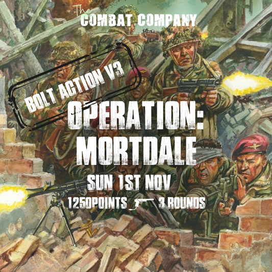 TCC: Operation: Mortdale Bolt Action V3 Tournament (Sunday 1st November)
