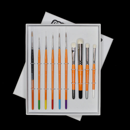 Orange Brushes - Gift Set