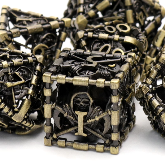 D&D Dice Set Metal Reaper - Bronze