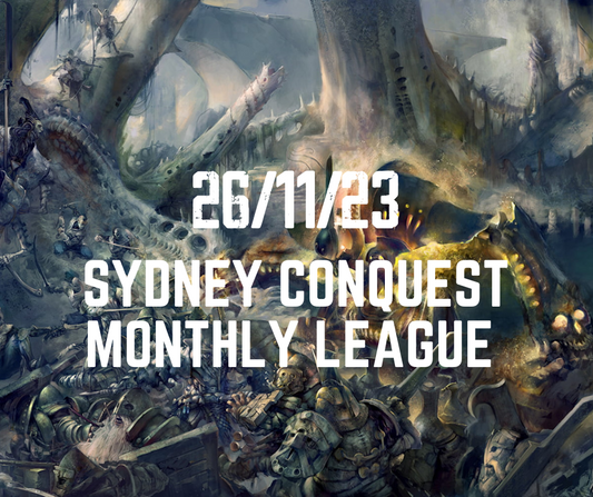 Sydney Conquest Monthly League (November)