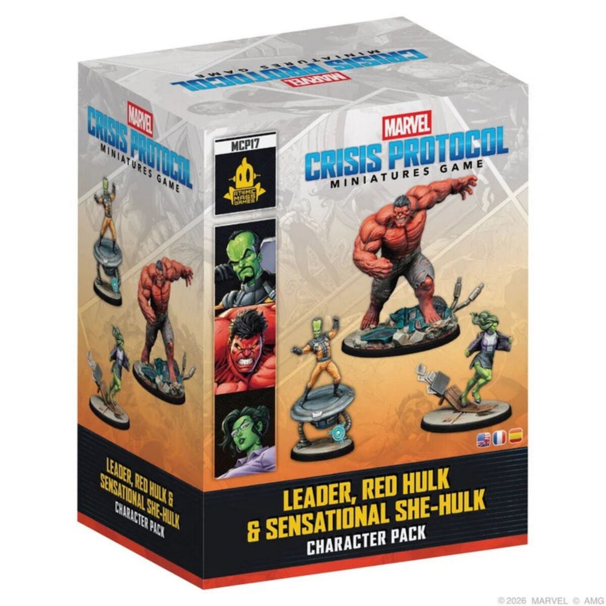Crisis Protocol – Leader, Red Hulk & Sensational She-Hulk (Pre-Order 13/11/26)