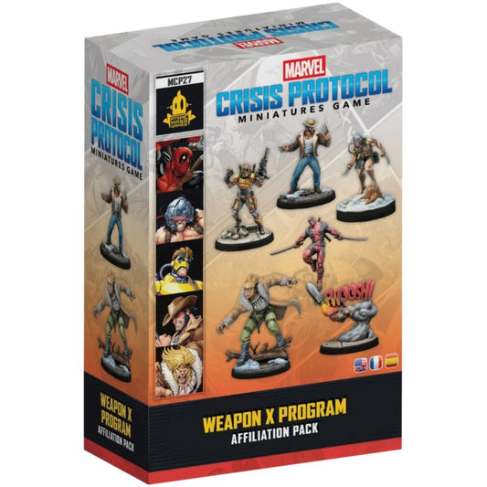 Crisis Protocol – Weapon X Program Affiliation Pack (Pre-Order 13/11/26)