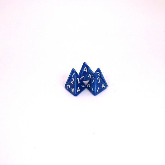 D4s (5) Pearl Blue dice