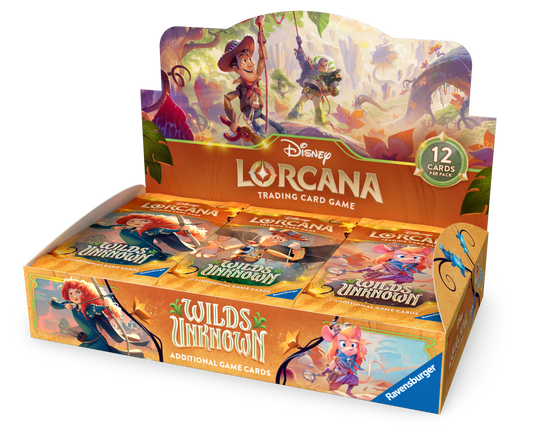 Disney Lorcana TCG: Wilds Unknown booster display box (Pre order May 15th)
