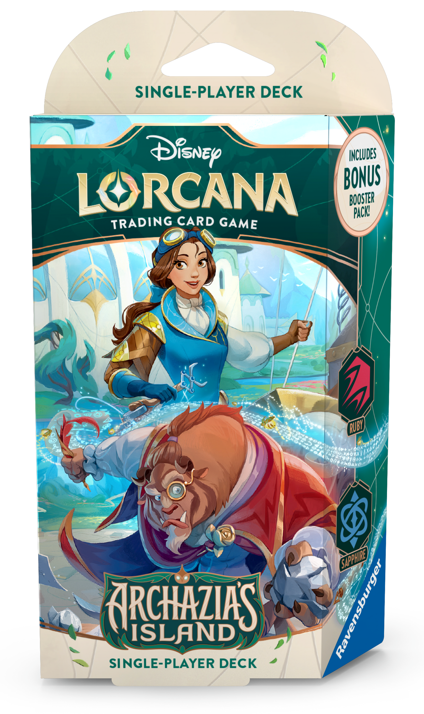 Disney Lorcana Archazia’s Island Ruby/Sapphire Deck