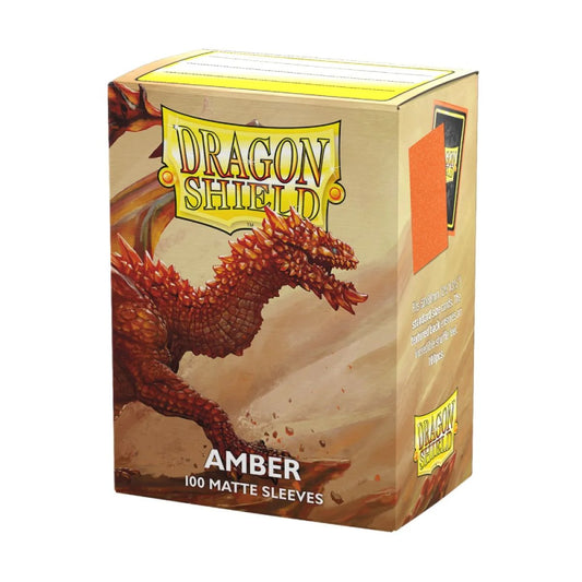 Sleeves - Dragon Shield - Box 100 - Amber MATTE