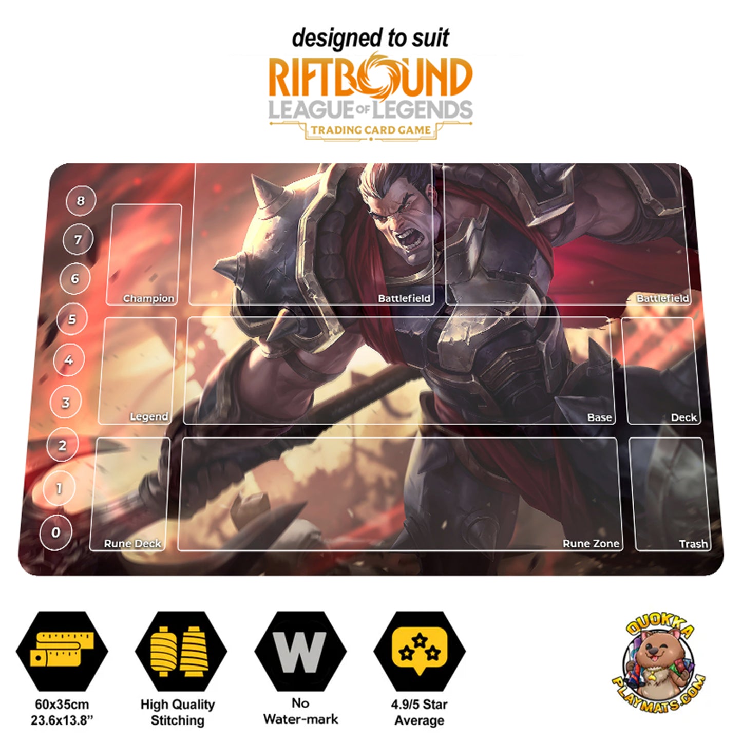 Darius - Riftbound Playmat