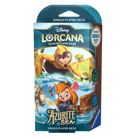 Lorcana TCG: Azurite Sea Starter Deck Emerald/Sapphire (Preorder)