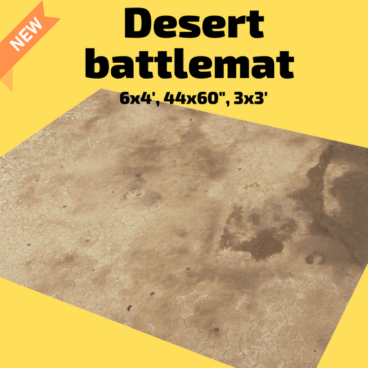 3' x 3' Desert Battlemat