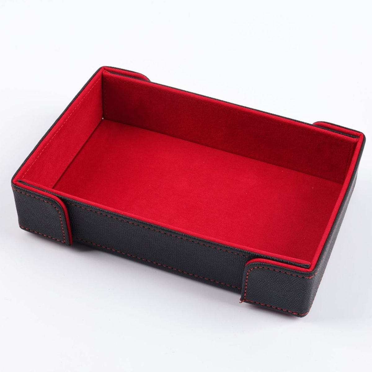 Red Folding Velvet Dice Tray (magnetised) [Pre-Order mid-October]