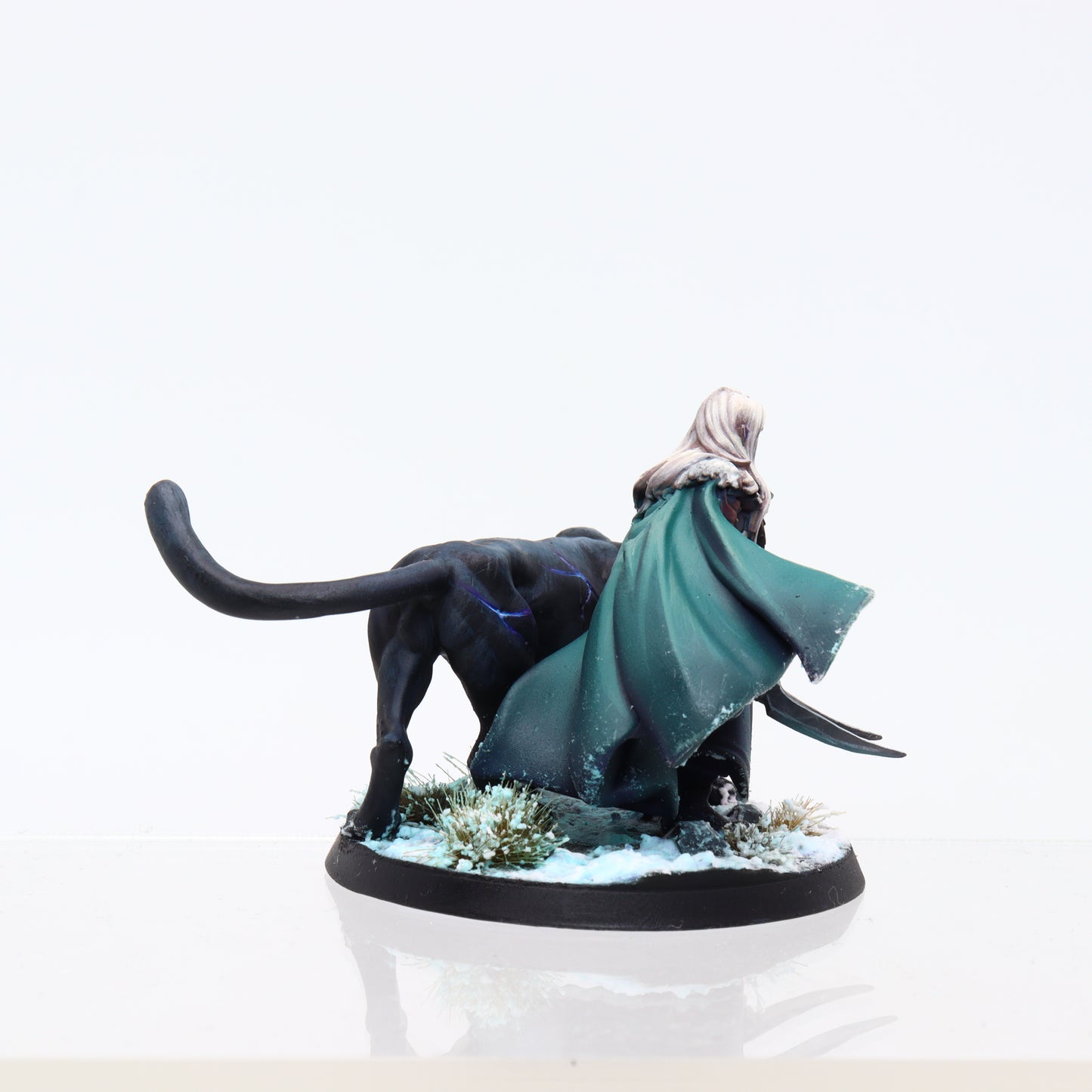 Drow Ranger & Panther D&D Miniature