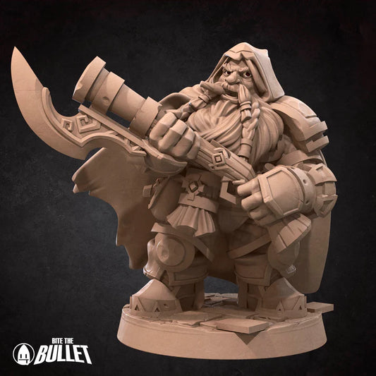 Dwarf Gunslinger Male D&D Miniature