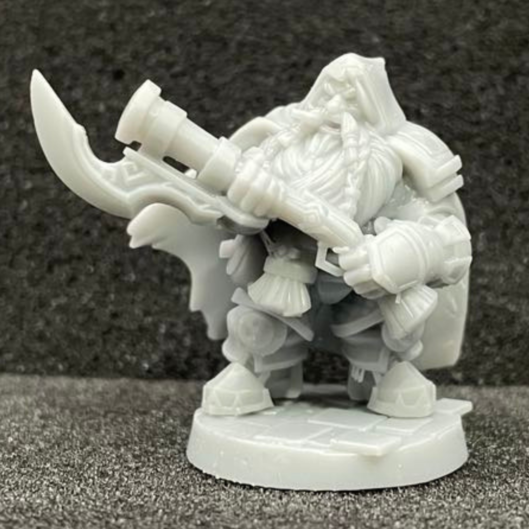 Dwarf Gunslinger Male D&D Miniature