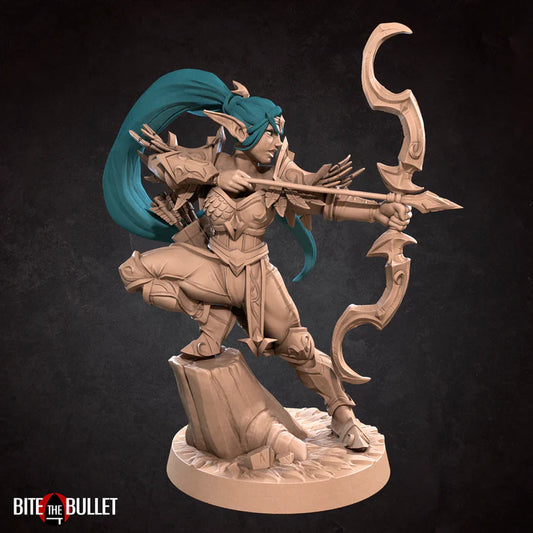 Elf Ranger Female D&D Miniature