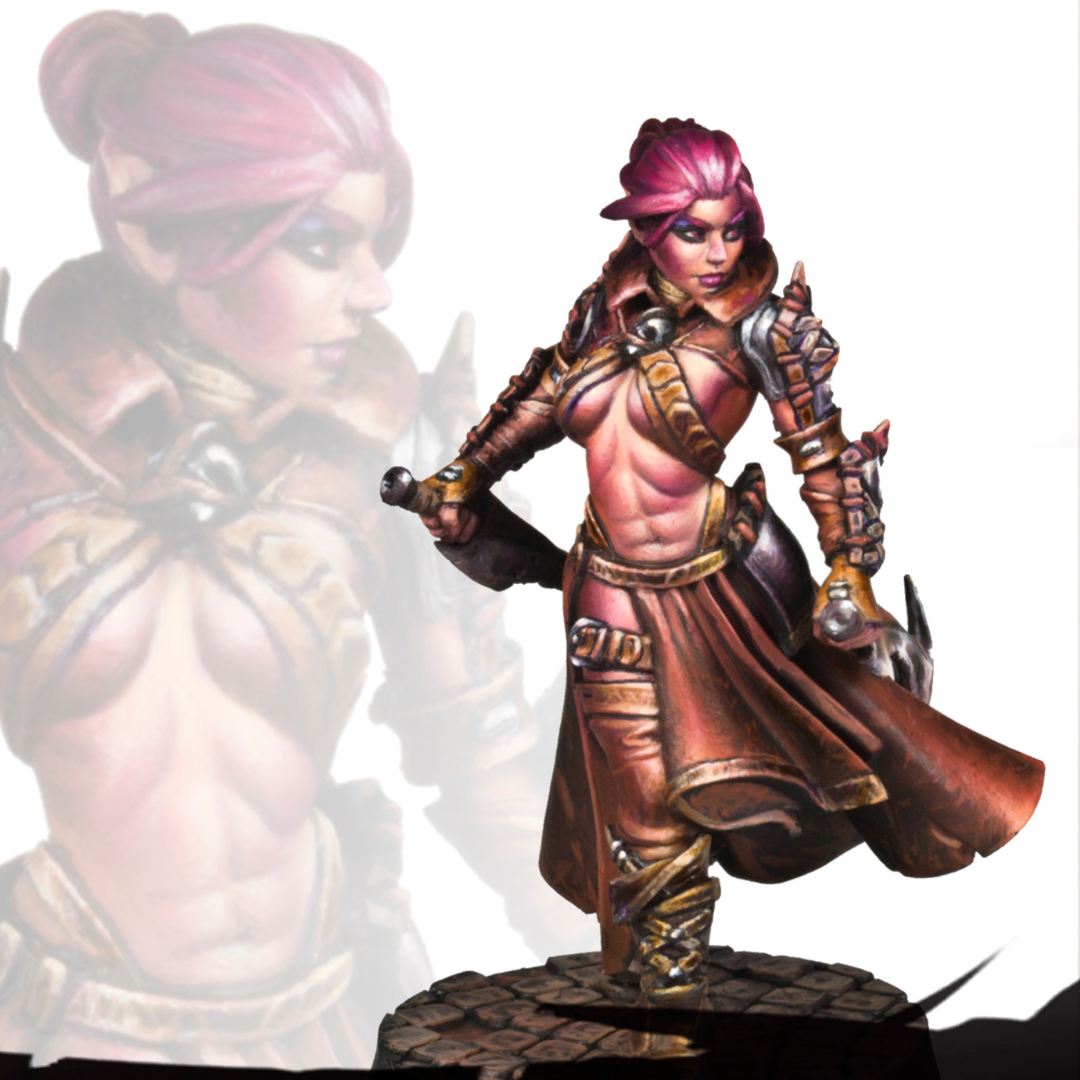 Elf Rogue Female D&D Miniature