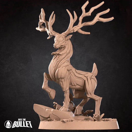 Fey Elk Stag D&D miniature