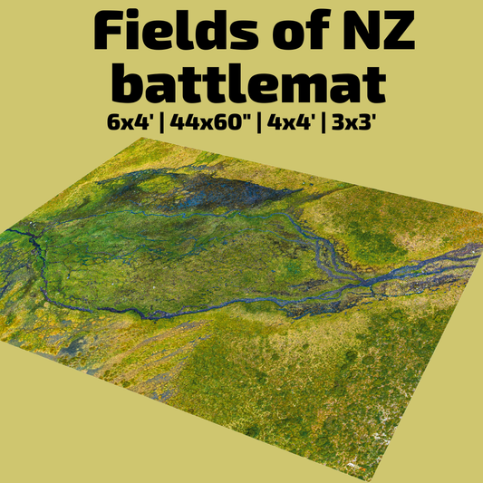 3' x 3' Fields of NZ Battlemat