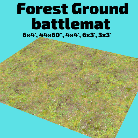 6' x 3' Forest Ground Battlemat