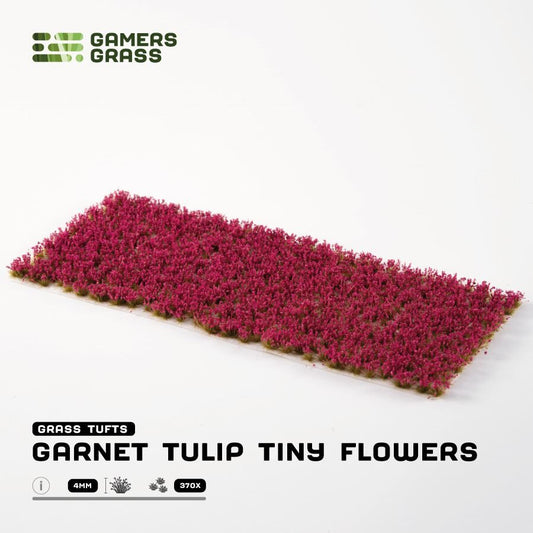 Garnet Tulip Tiny Flowers - Gamers Grass
