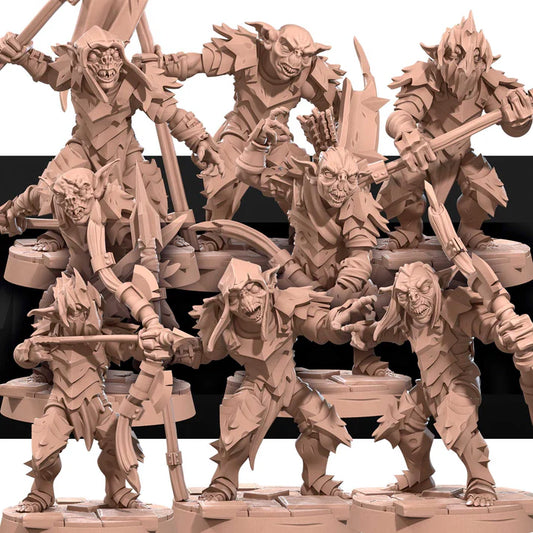 Goblin Warband (8) D&D Miniatures