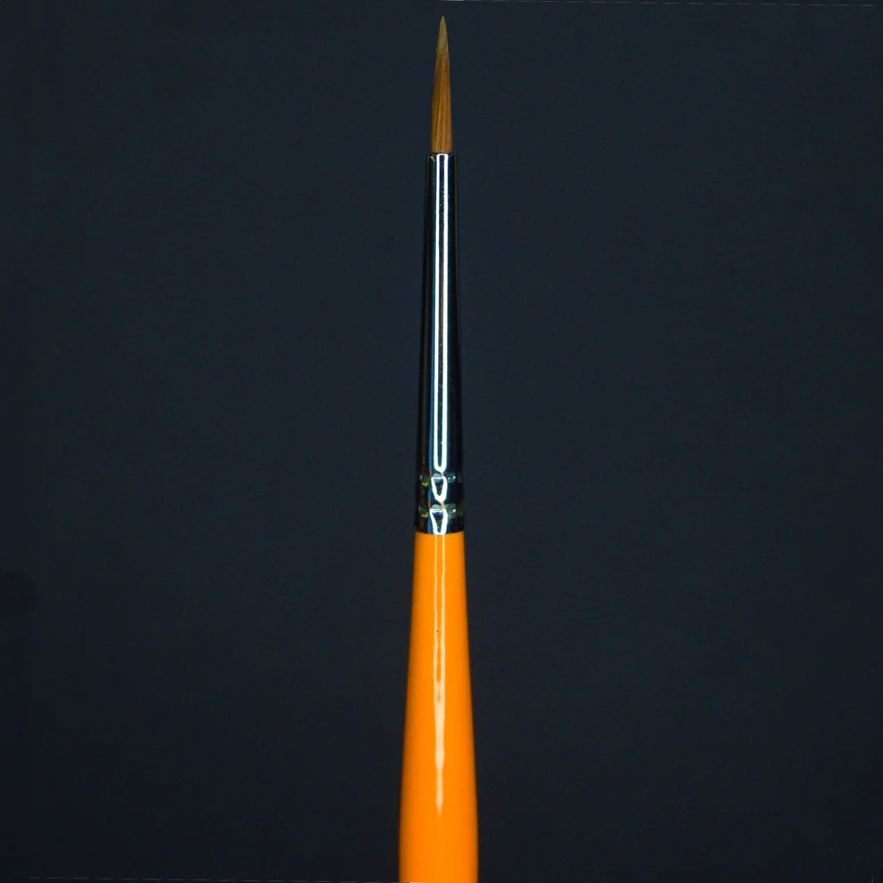 Orange Brushes - Green Tip 00