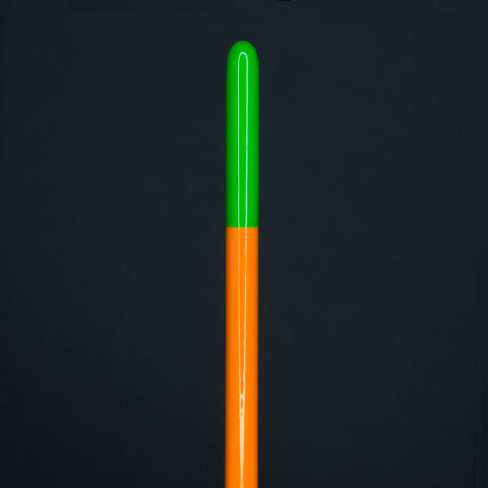 Orange Brushes - Green Tip 00