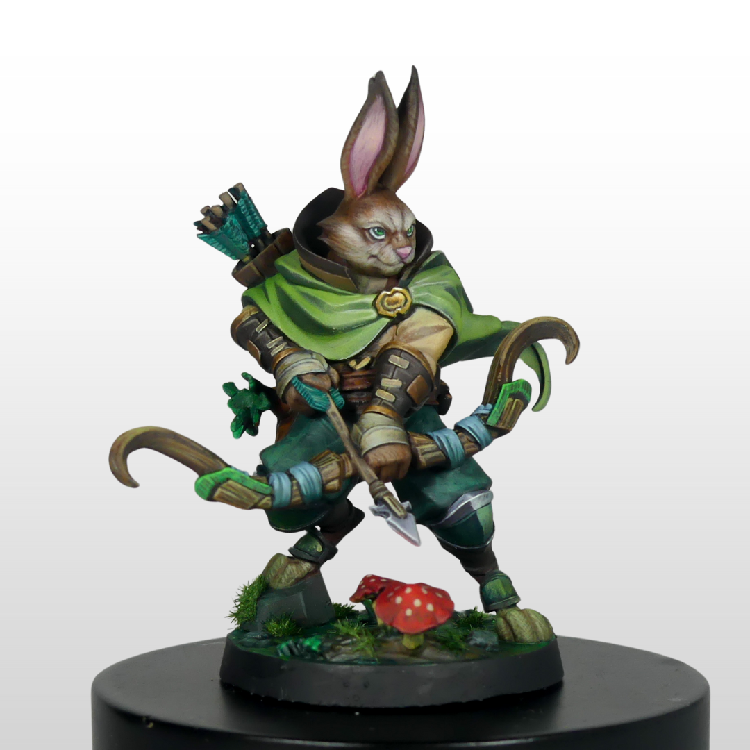 Dnd Ranger Mini Harengon Ranger Male D&D Miniature – The Combat Company